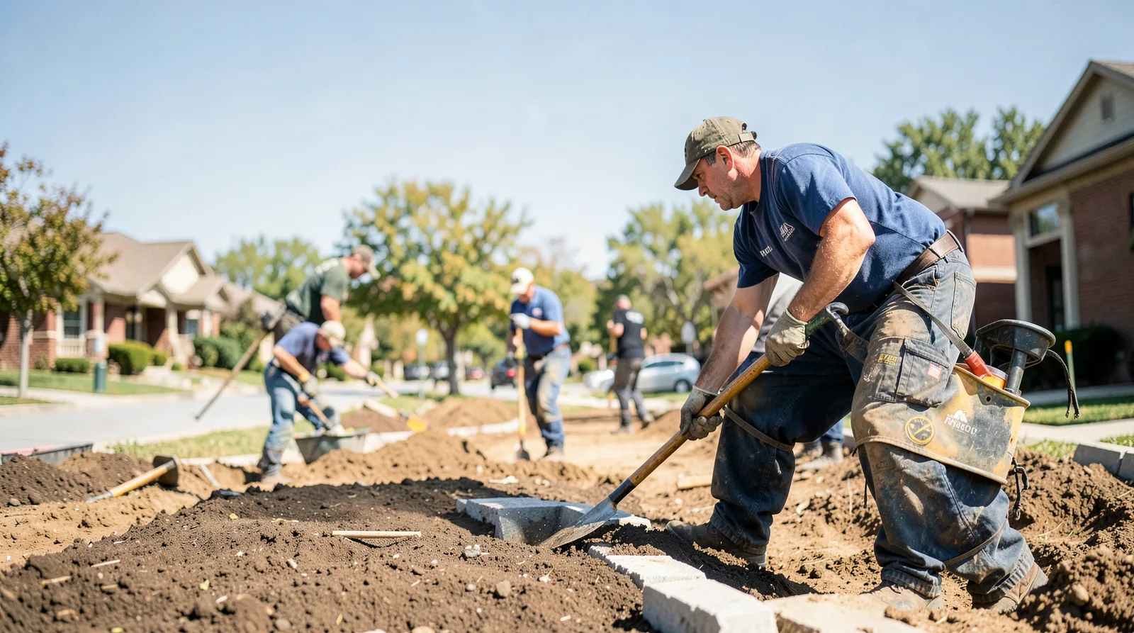 Retaining Wall Construction in Holbrook, NE